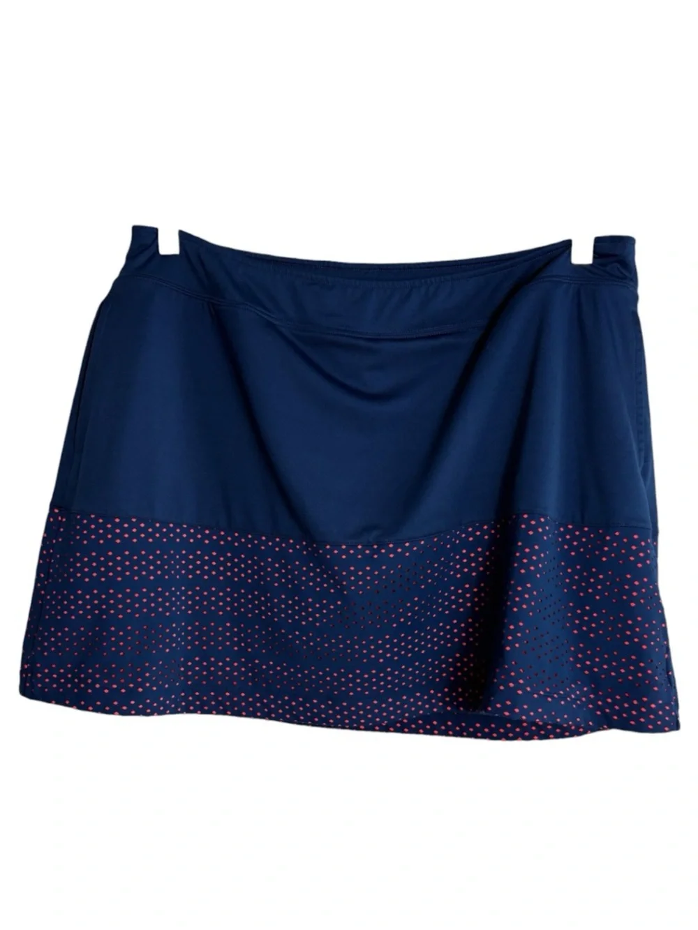 LADY HAGEN Cape May Golf Skort Navy Lasercut Skort XL -- Golf/Tennis/Pickleball